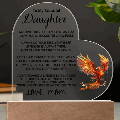 To My Daughter - Just As A Phoenix D214 ShineOn Fulfillment