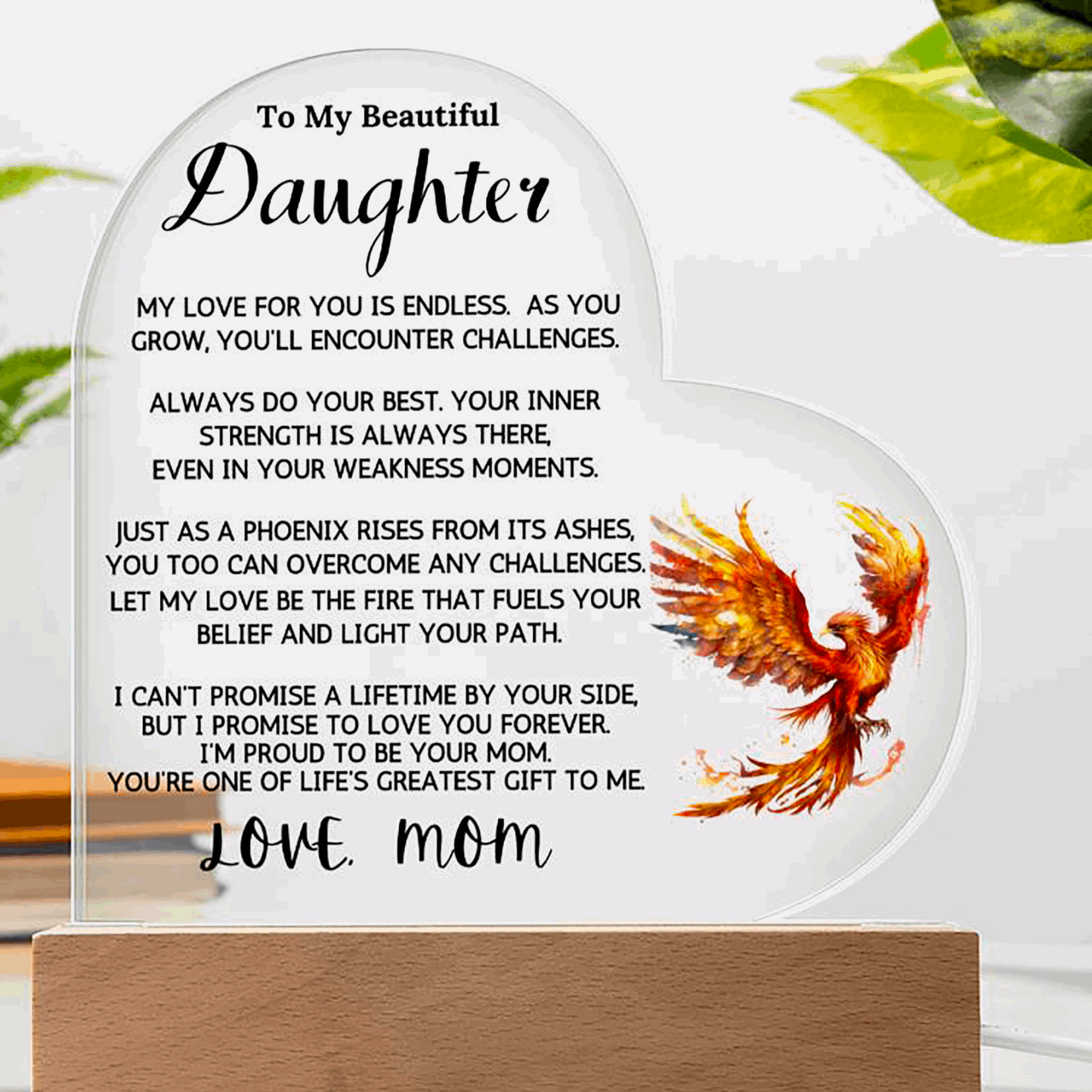 To My Daughter - Just As A Phoenix D214 ShineOn Fulfillment