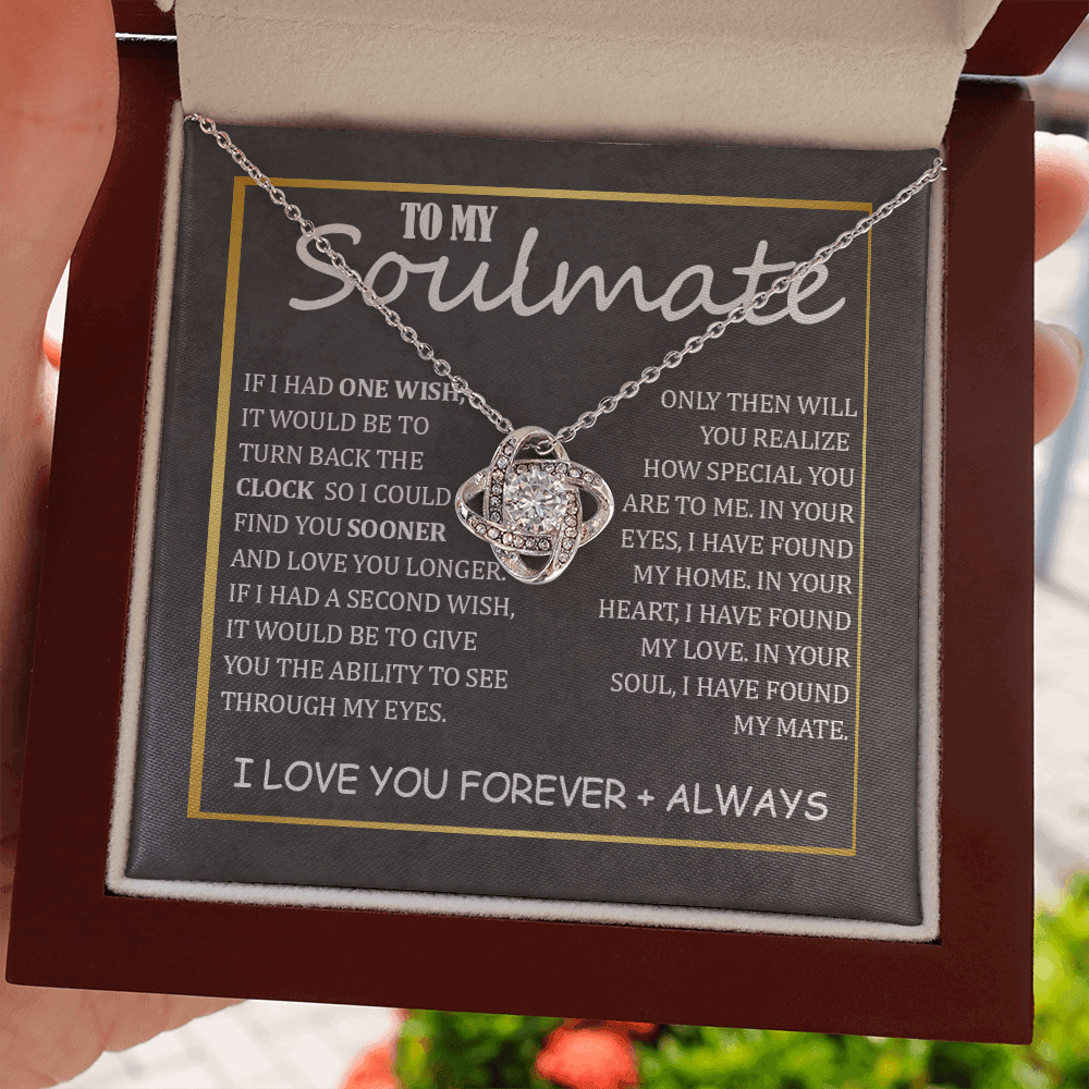 Soulmate - My Home Love Knot Necklace ShineOn Fulfillment