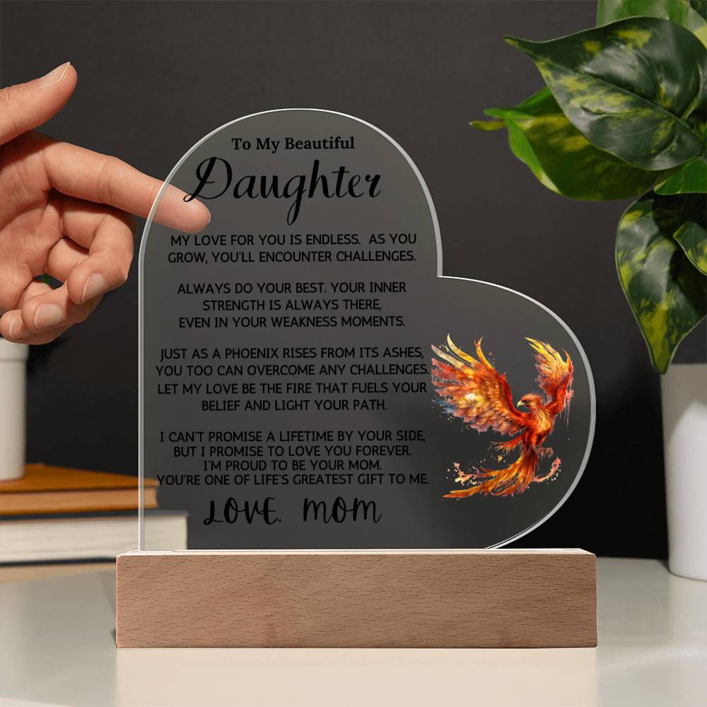 To My Daughter - Just As A Phoenix D214 ShineOn Fulfillment