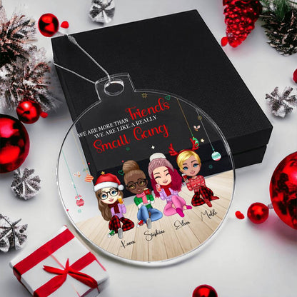 Besties - Best Friends Are Sisters We Choose For Ourselves - Personalized Christmas Ornament ❤️