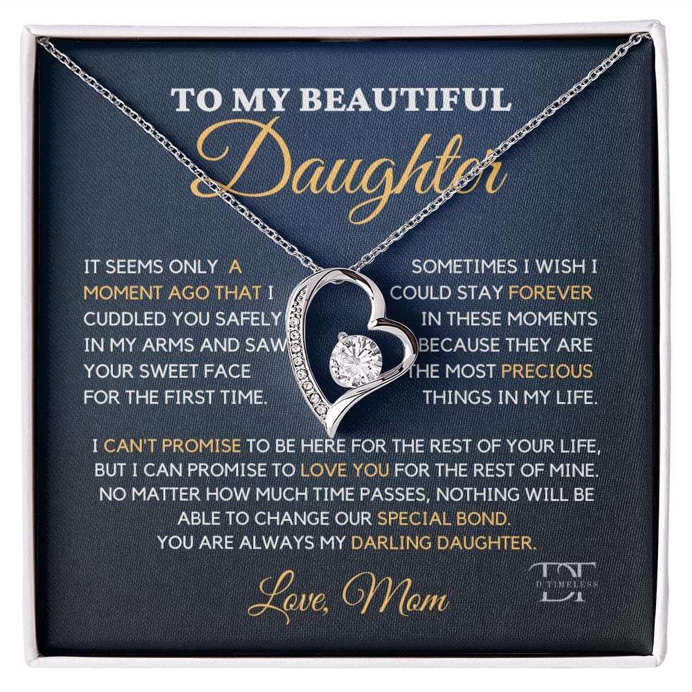 Daughter - Always My Daling Daughter - Forever Love Necklace ShineOn Fulfillment