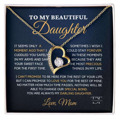 Daughter - Always My Daling Daughter - Forever Love Necklace ShineOn Fulfillment