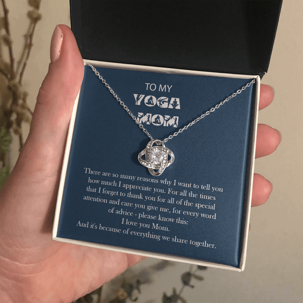 My Yoga Mom I Forget To Thank You Necklace ShineOn Fulfillment