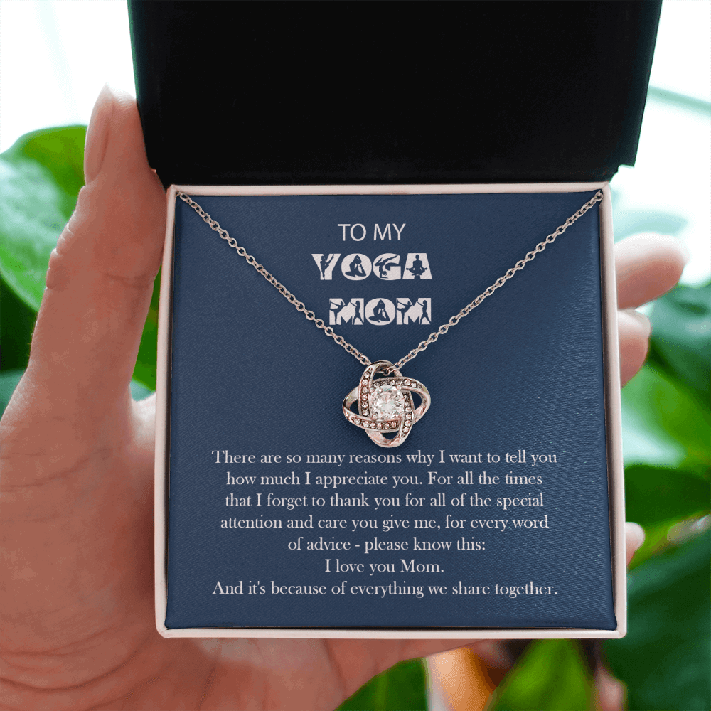 My Yoga Mom I Forget To Thank You Necklace ShineOn Fulfillment