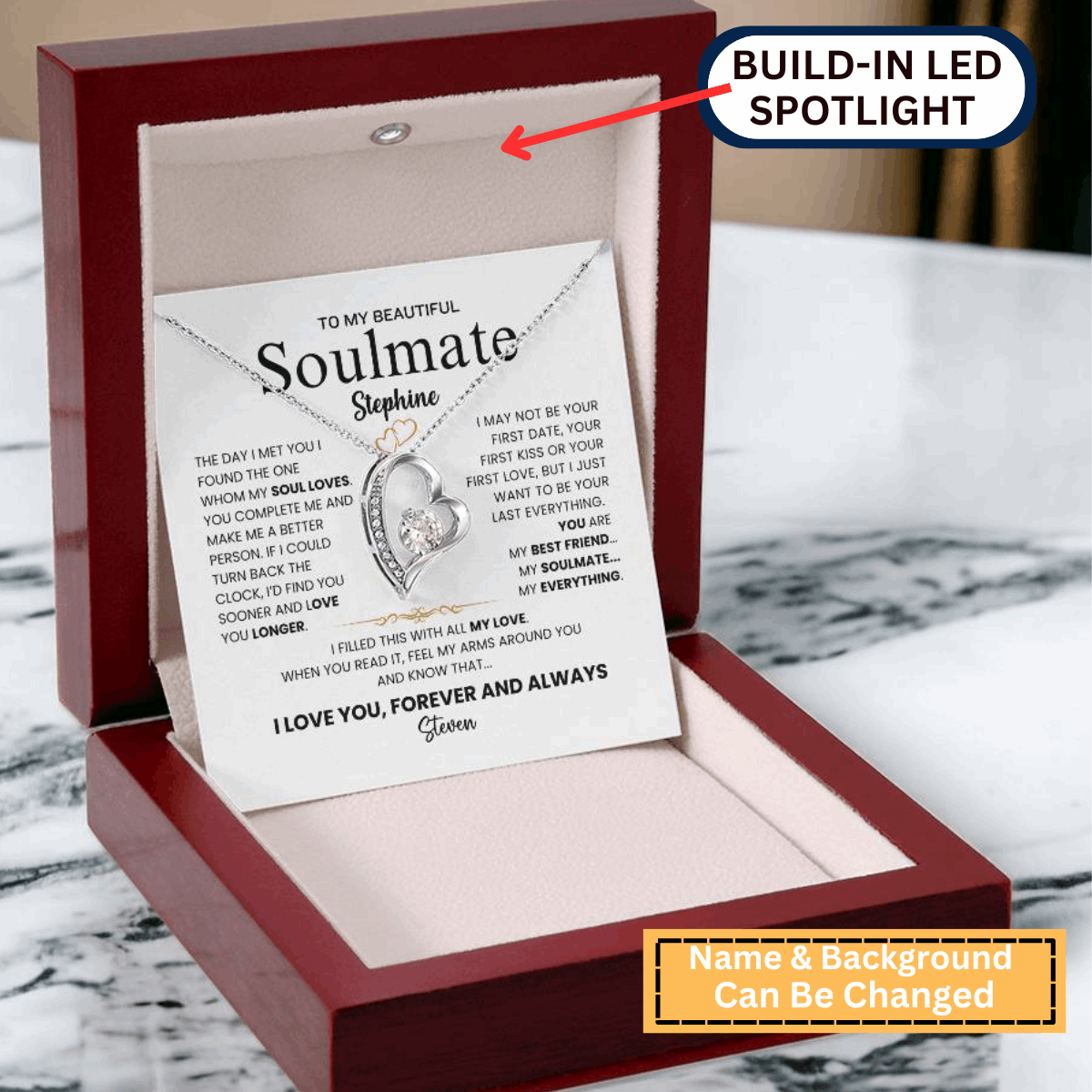 To My Soulmate Customize Gift You are my Everything