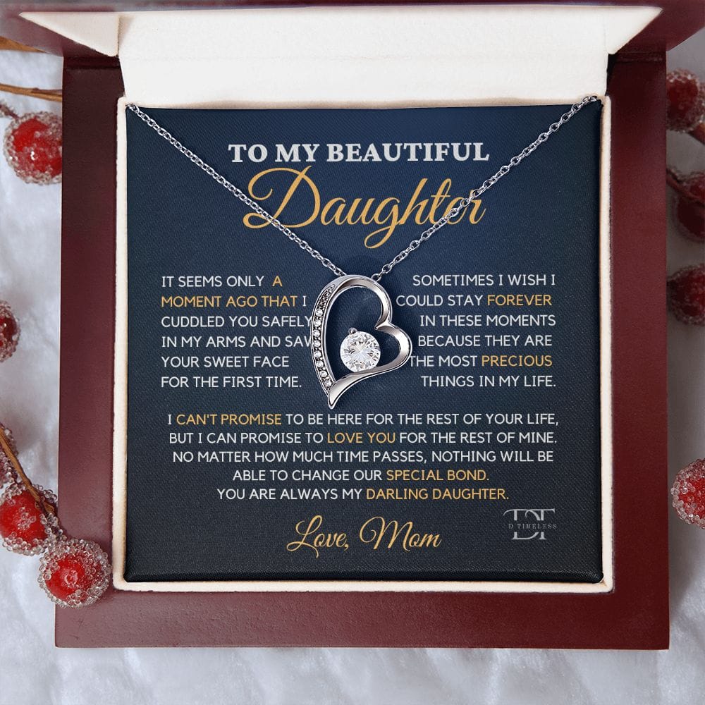 Daughter - Always My Daling Daughter - Forever Love Necklace ShineOn Fulfillment