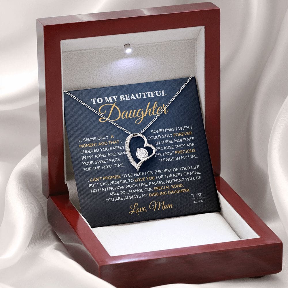 Daughter - Always My Daling Daughter - Forever Love Necklace ShineOn Fulfillment