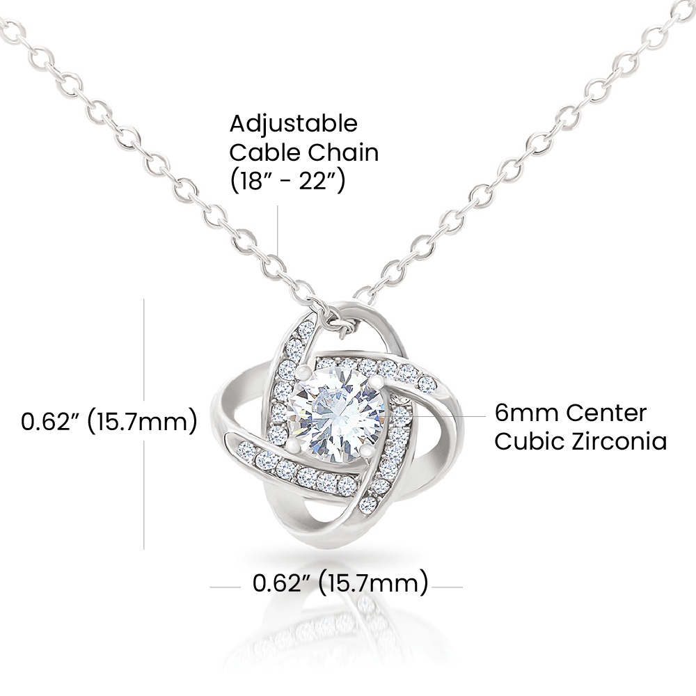 My Precious Daughter - Love Knot Necklace ShineOn Fulfillment