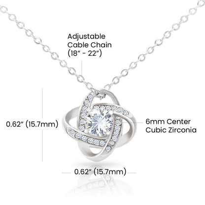 My Precious Daughter - Love Knot Necklace ShineOn Fulfillment