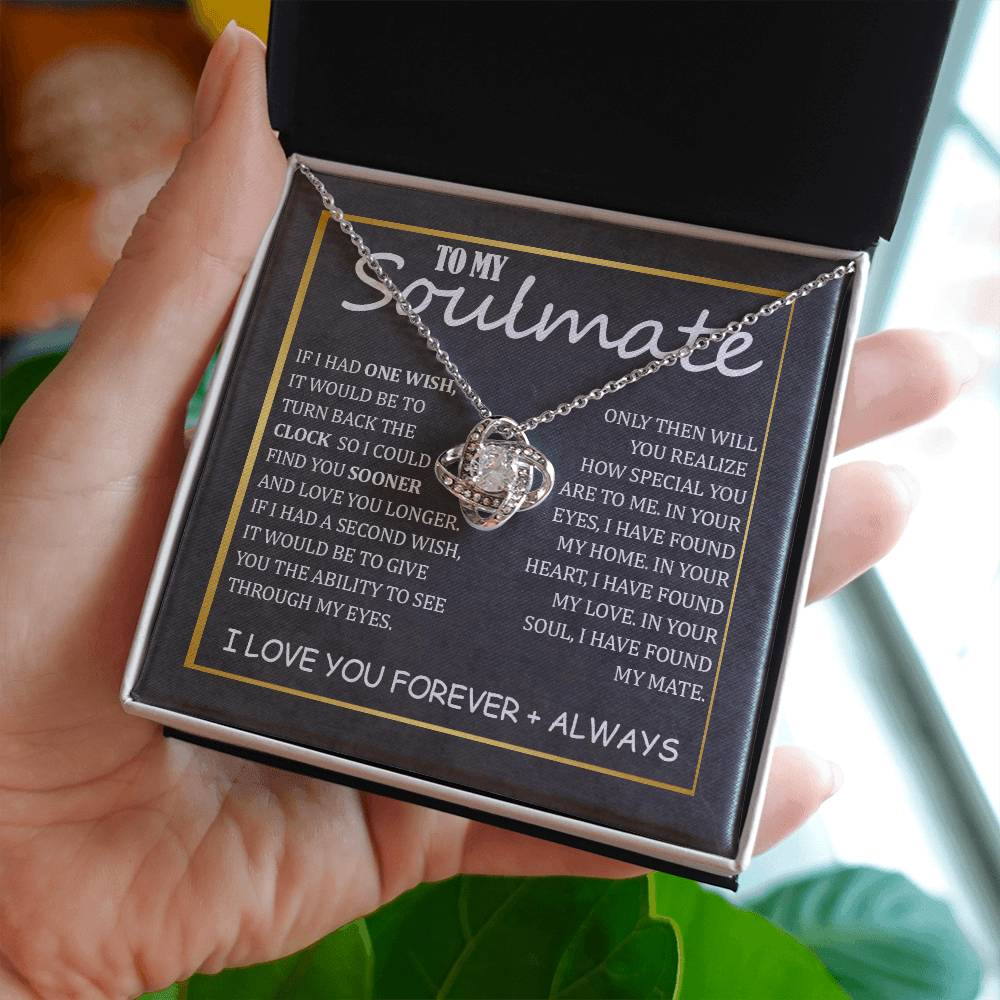 Soulmate - My Home Love Knot Necklace ShineOn Fulfillment
