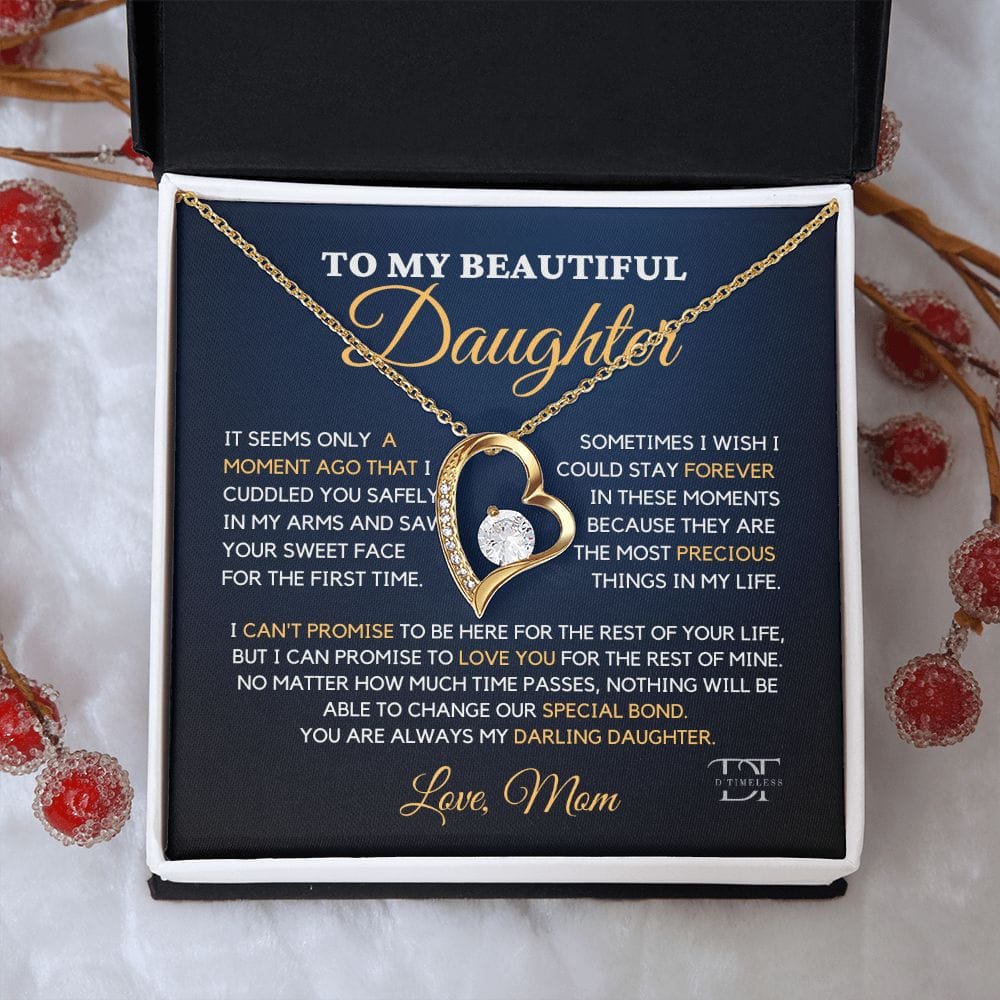 Daughter - Always My Daling Daughter - Forever Love Necklace ShineOn Fulfillment